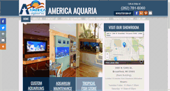 Desktop Screenshot of americaaquaria.com