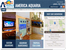 Tablet Screenshot of americaaquaria.com